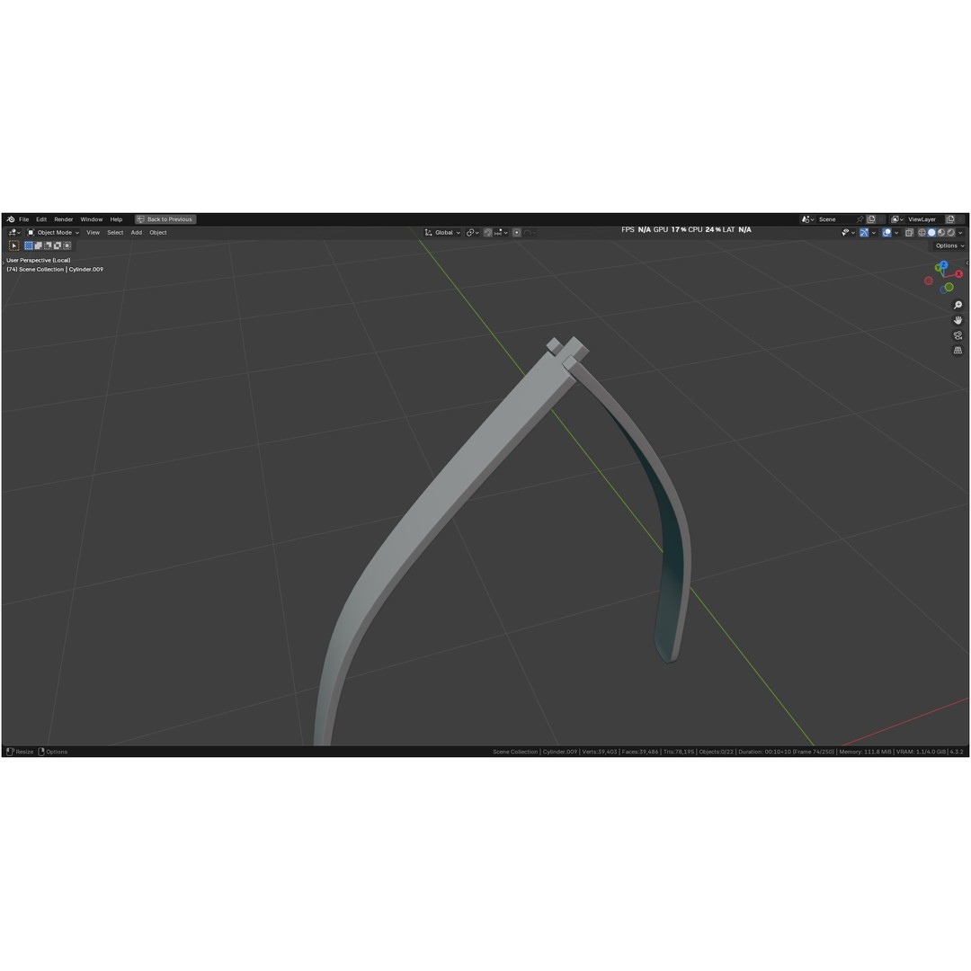 Tischler Standard Straight Biopsy Punch 3D Model – High Poly PBR Medical Tool, FBX, OBJ - View 26