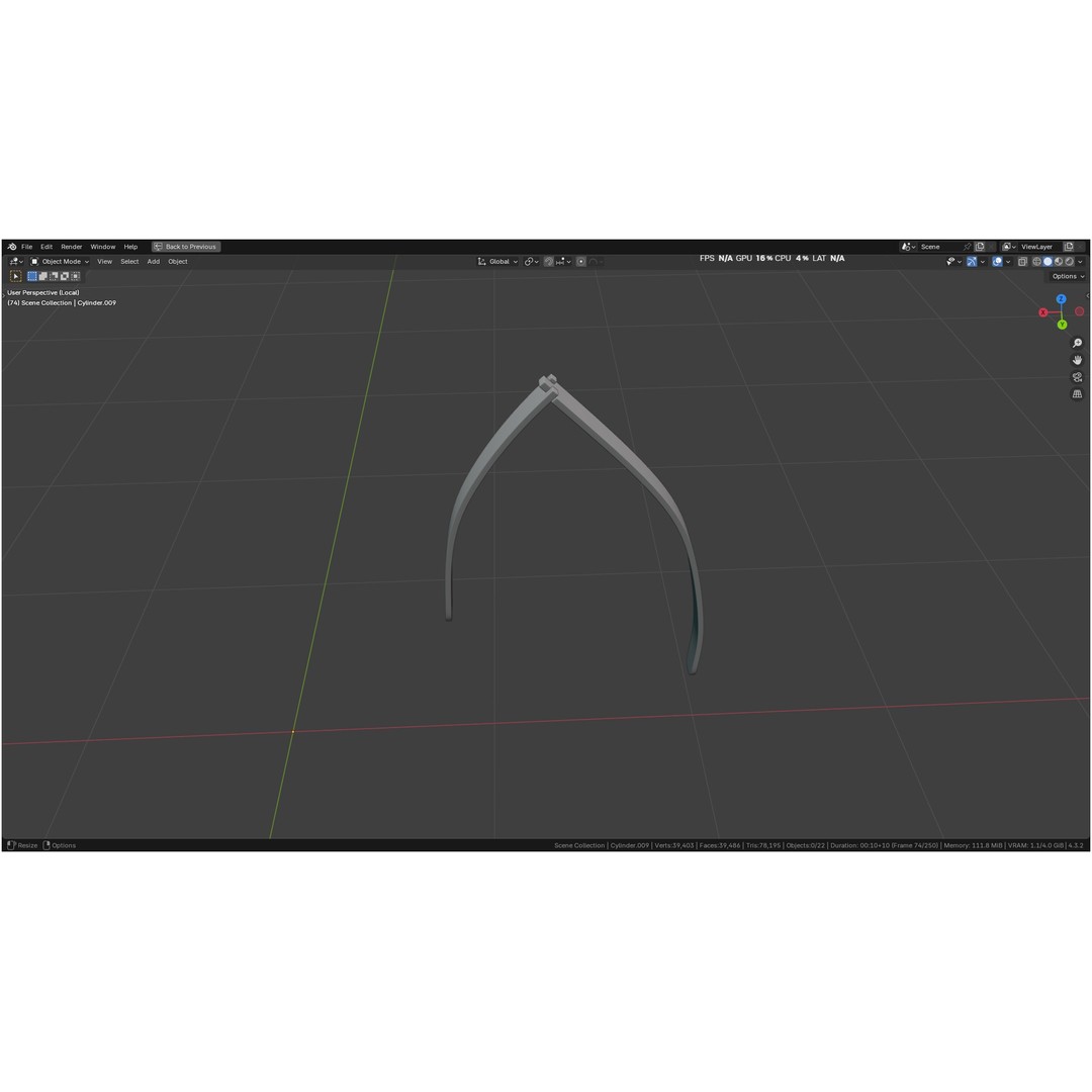 Tischler Standard Straight Biopsy Punch 3D Model – High Poly PBR Medical Tool, FBX, OBJ - View 29