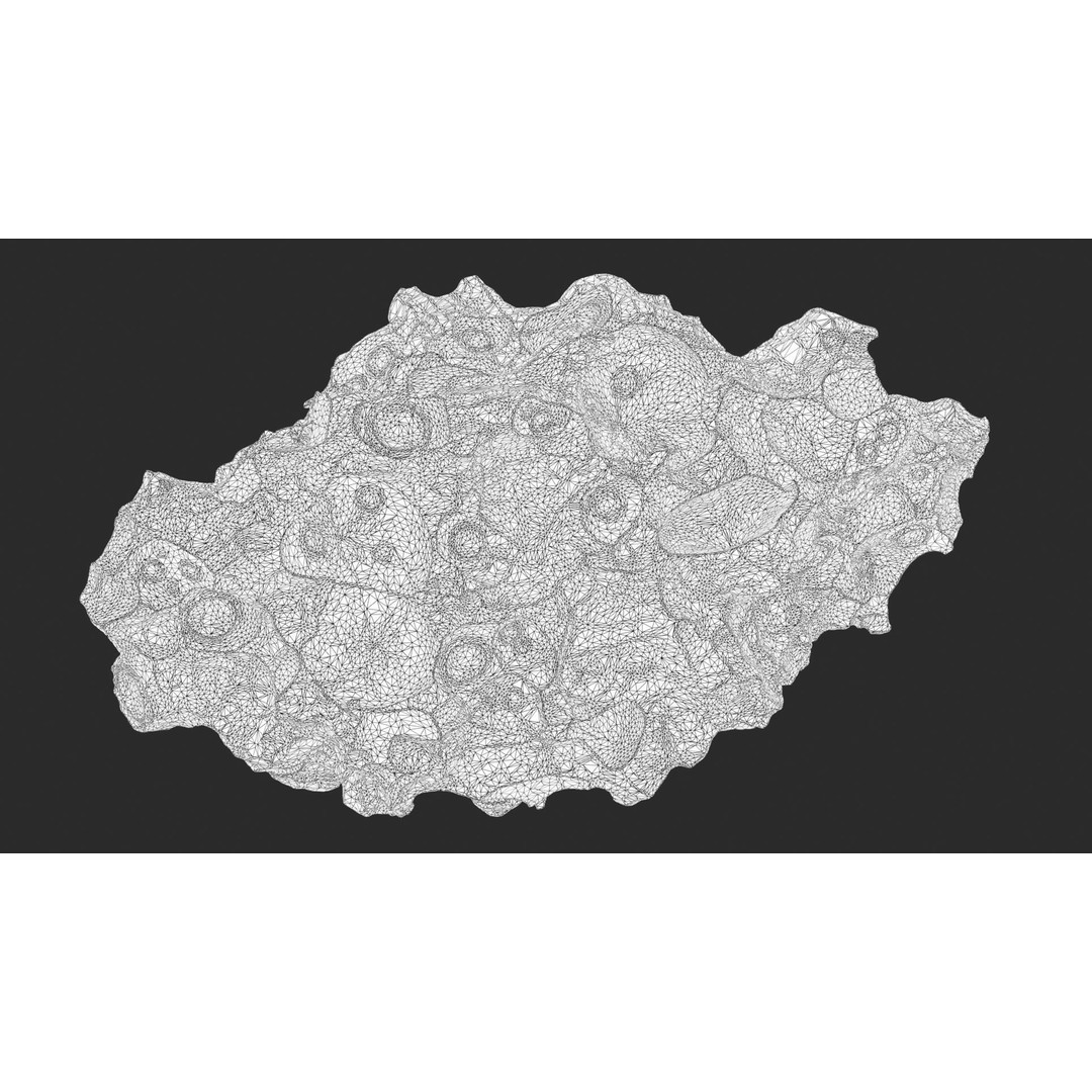Asteroids 3D Model – Space Bundle with PBR Textures, FBX & OBJ