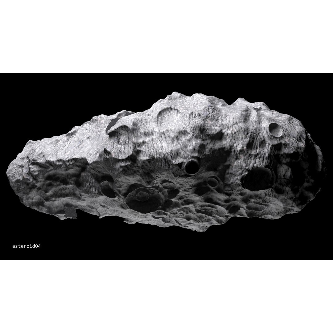 Asteroids 3D Model – Space Bundle with PBR Textures, FBX & OBJ - View 29