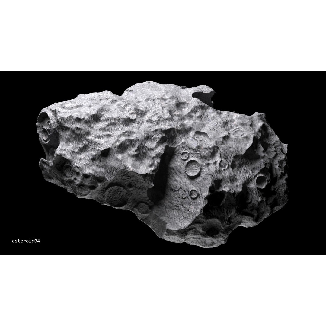 Asteroids 3D Model – Space Bundle with PBR Textures, FBX & OBJ - View 30