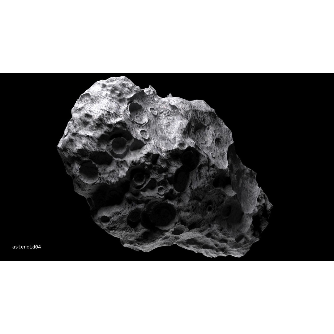 Asteroids 3D Model – Space Bundle with PBR Textures, FBX & OBJ - View 31