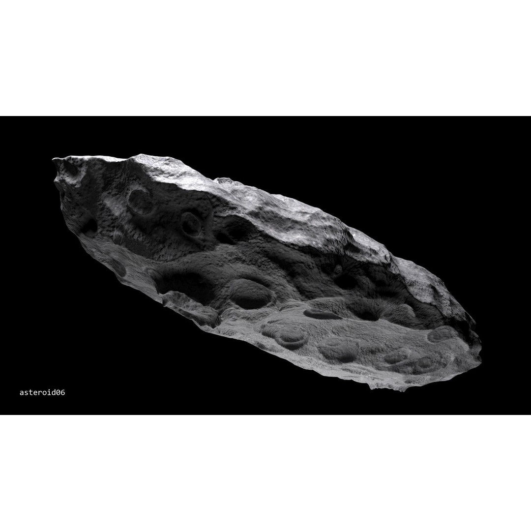 Asteroids 3D Model – Space Bundle with PBR Textures, FBX & OBJ - View 40