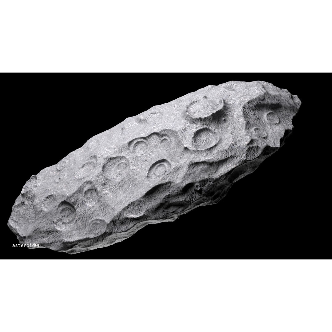 Asteroids 3D Model – Space Bundle with PBR Textures, FBX & OBJ - View 41