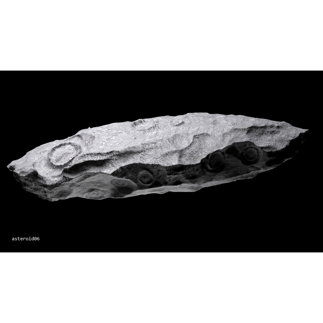 Asteroids 3D Model – Space Bundle with PBR Textures, FBX & OBJ - View 43