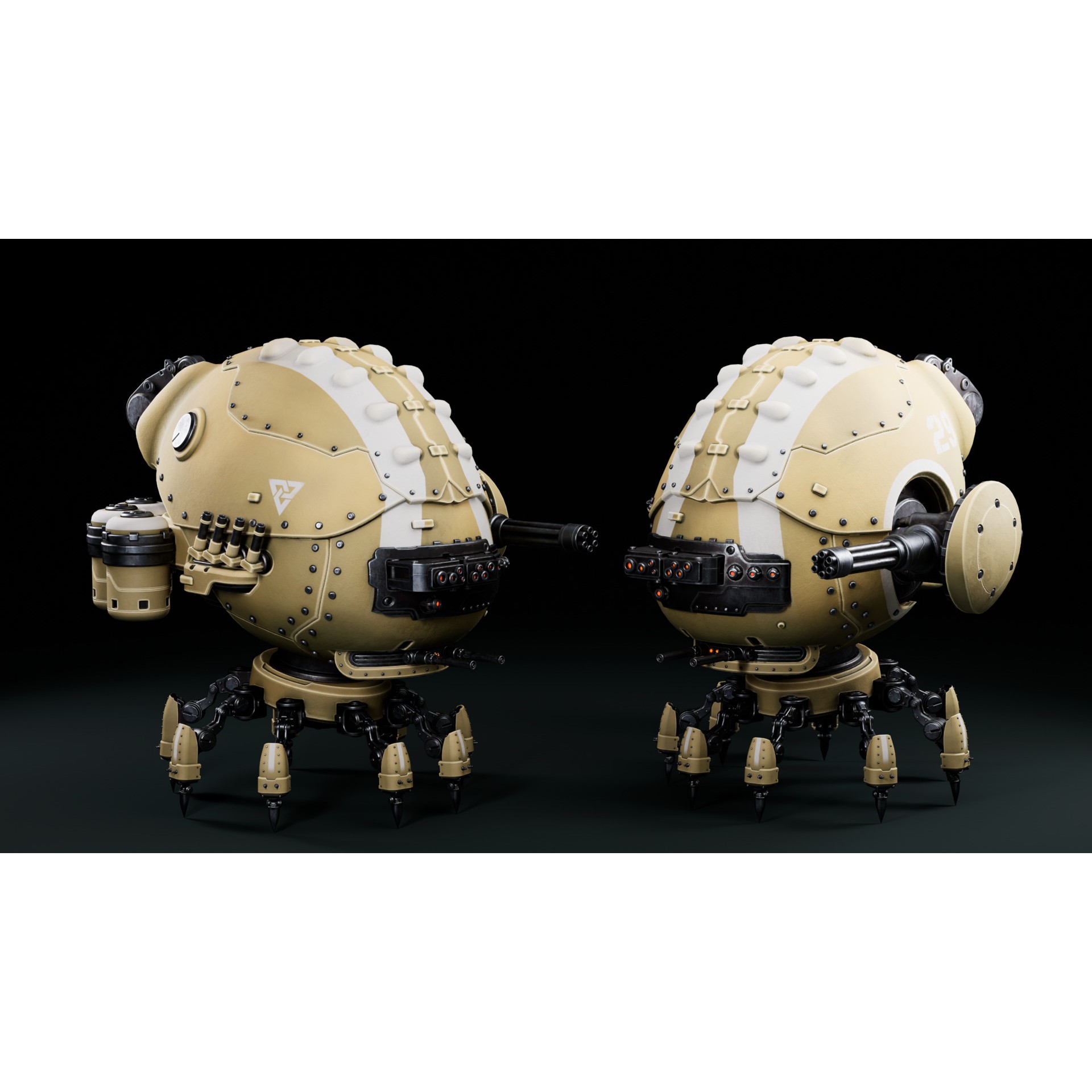 Etasphera29 - Low-Poly Game-Ready 3D Model - View 3