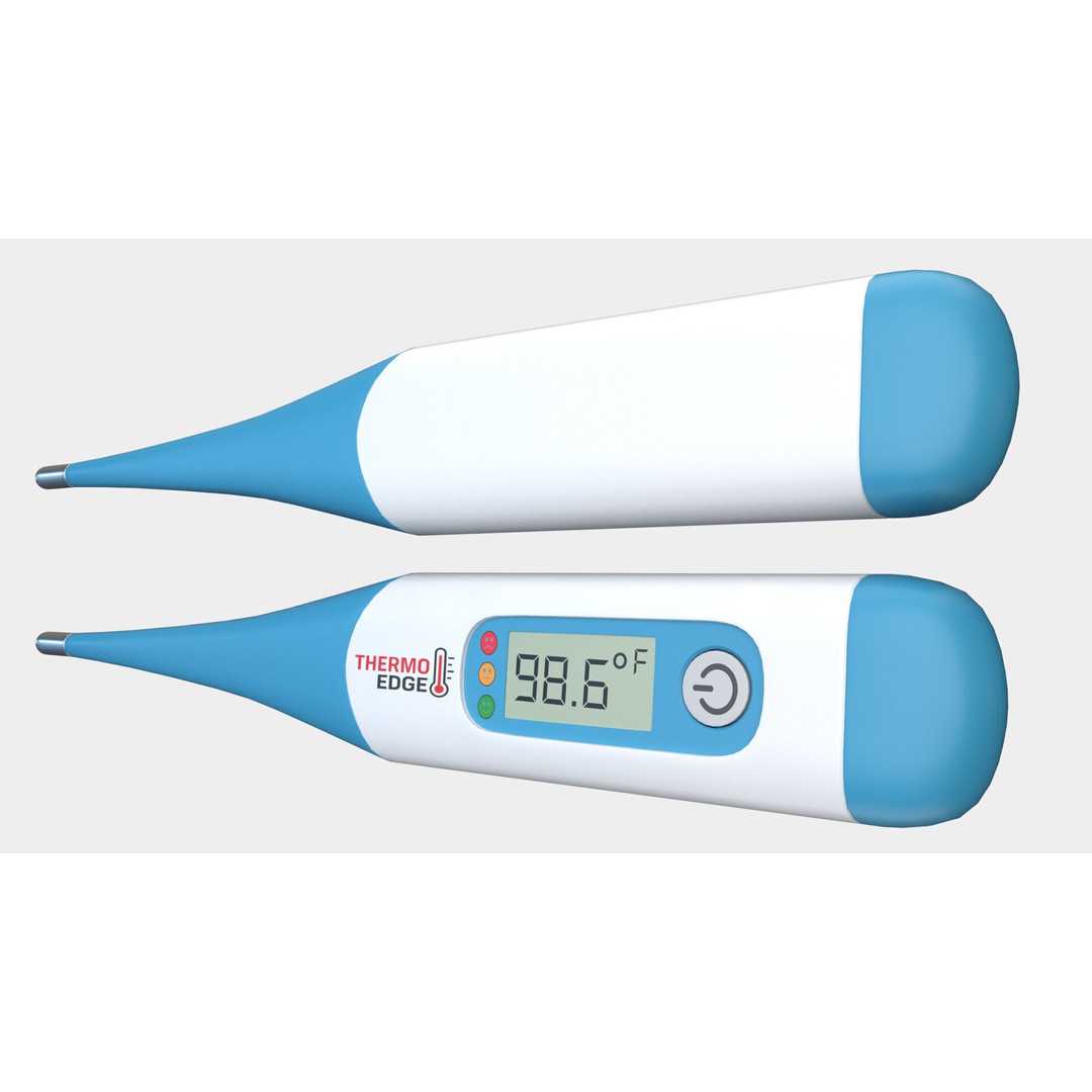 Digital Thermometer 3D Model – PBR, V-Ray Rendered, Game Ready - View 7