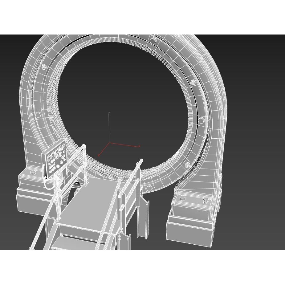 Old Portal 3D Model – Realistic Science Fiction Asset, PBR Textures