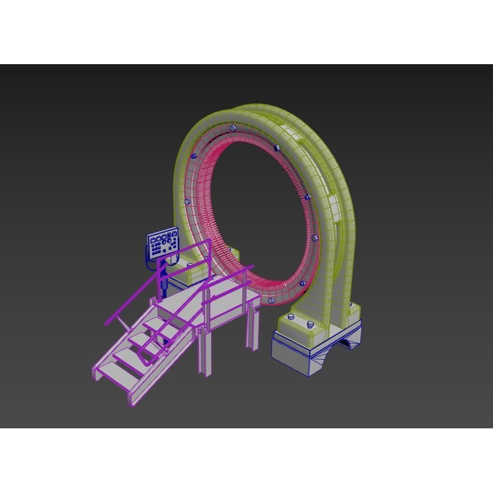 Old Portal 3D Model – Realistic Science Fiction Asset, PBR Textures - View 10