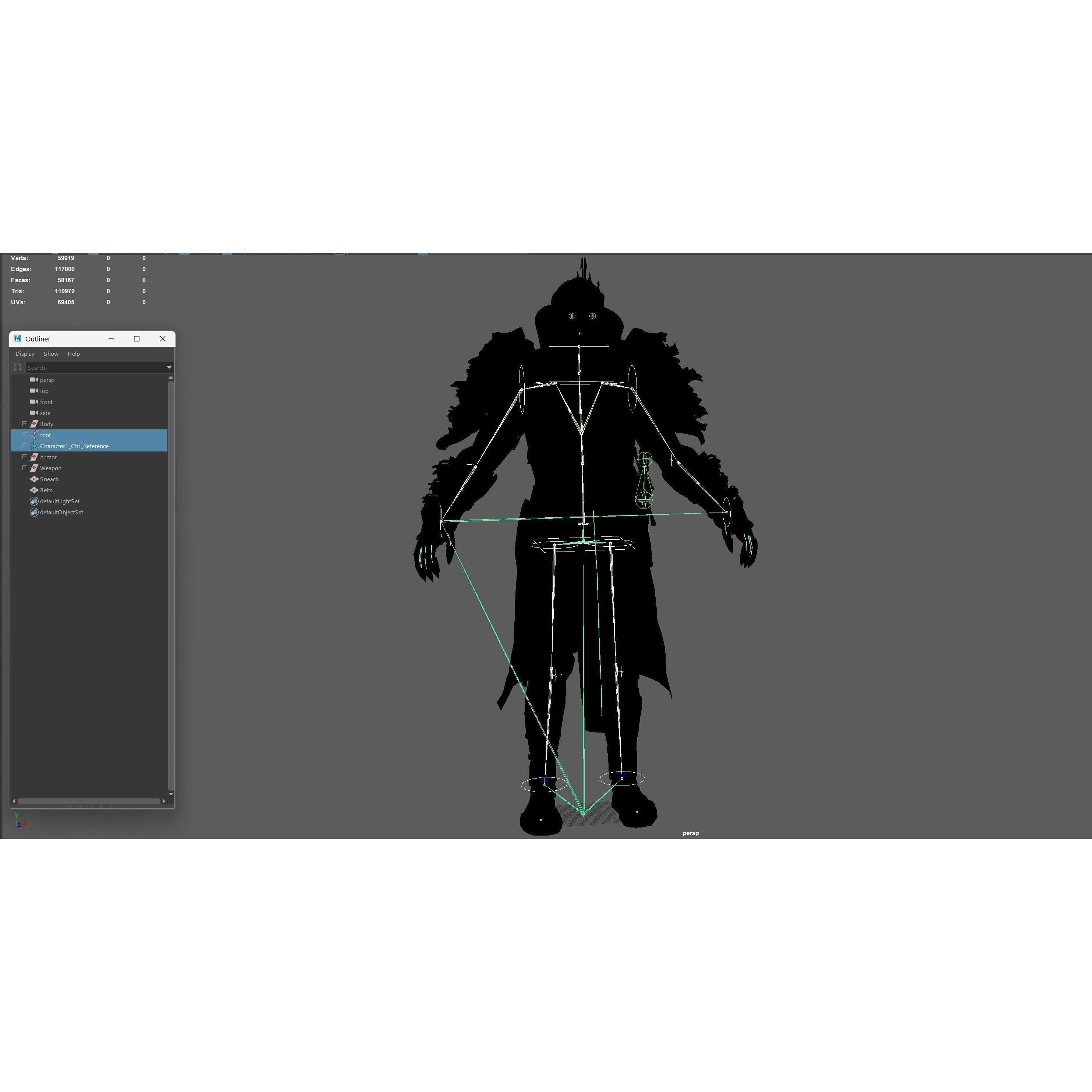 DarkKnight - Low-Poly Game-Ready 3D Model