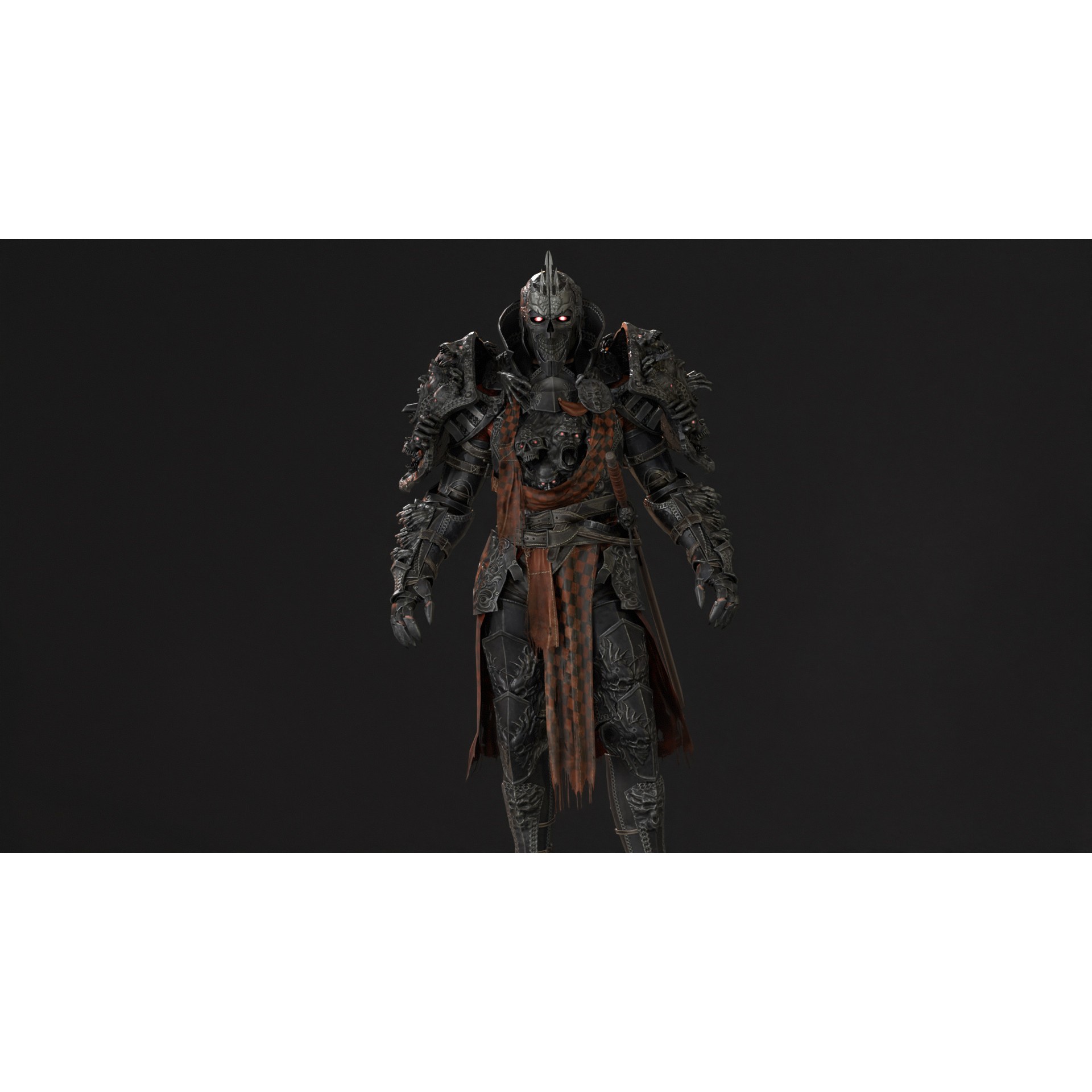 DarkKnight - Low-Poly Game-Ready 3D Model - View 15