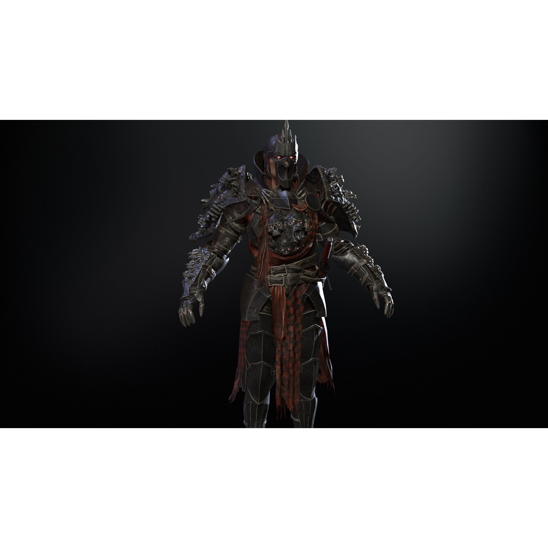DarkKnight - Low-Poly Game-Ready 3D Model - View 25