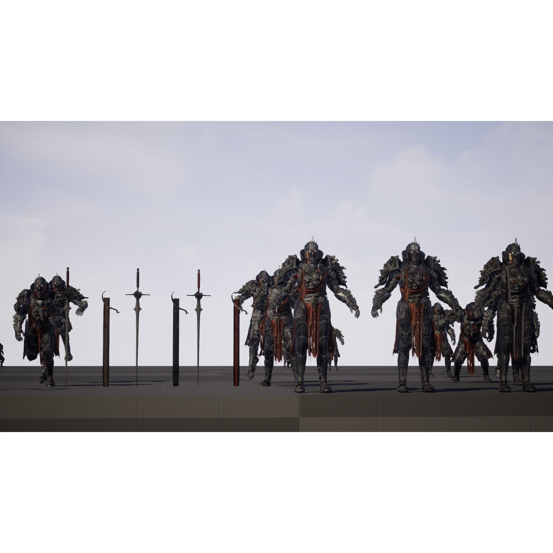 DarkKnight - Low-Poly Game-Ready 3D Model - View 27