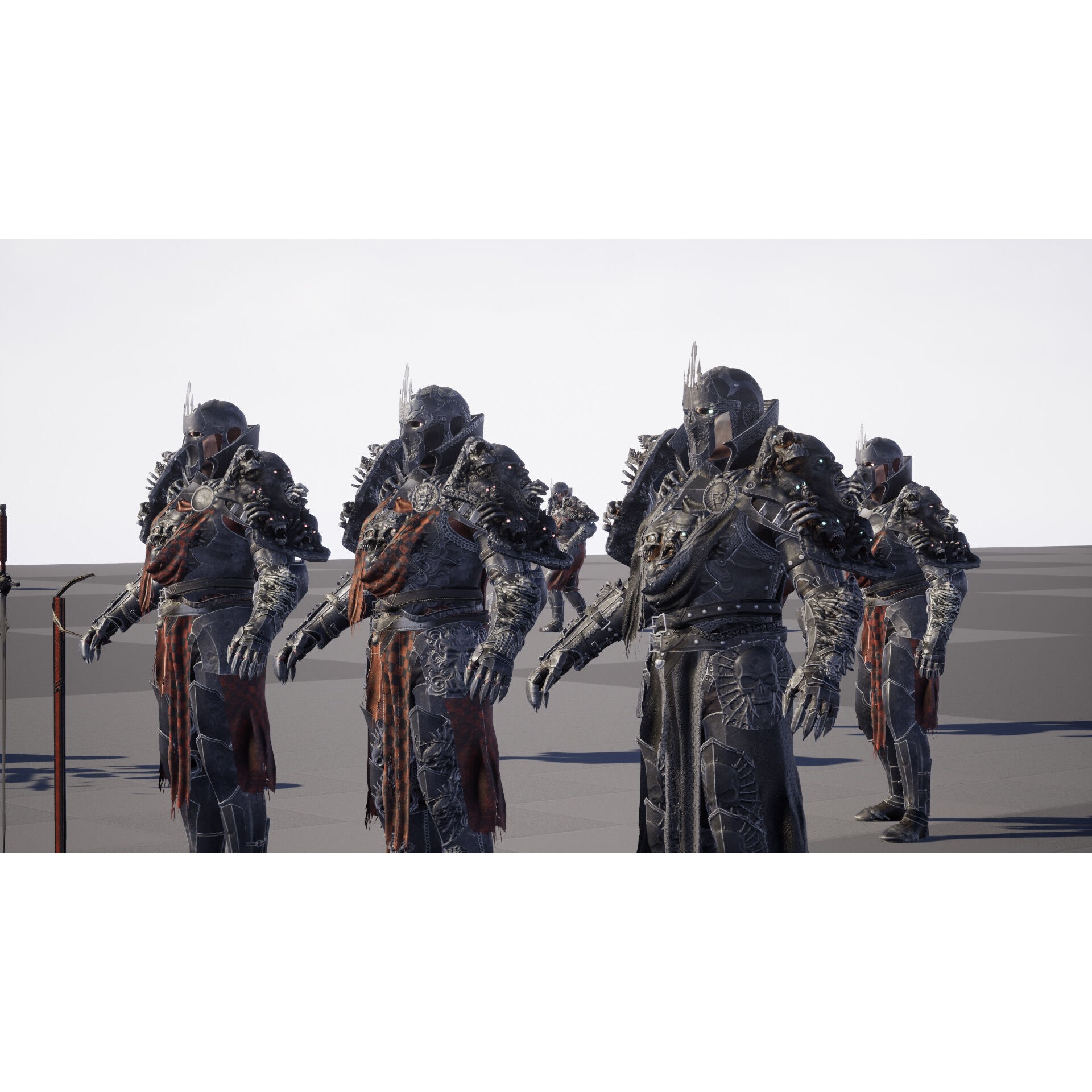DarkKnight - Low-Poly Game-Ready 3D Model - View 32