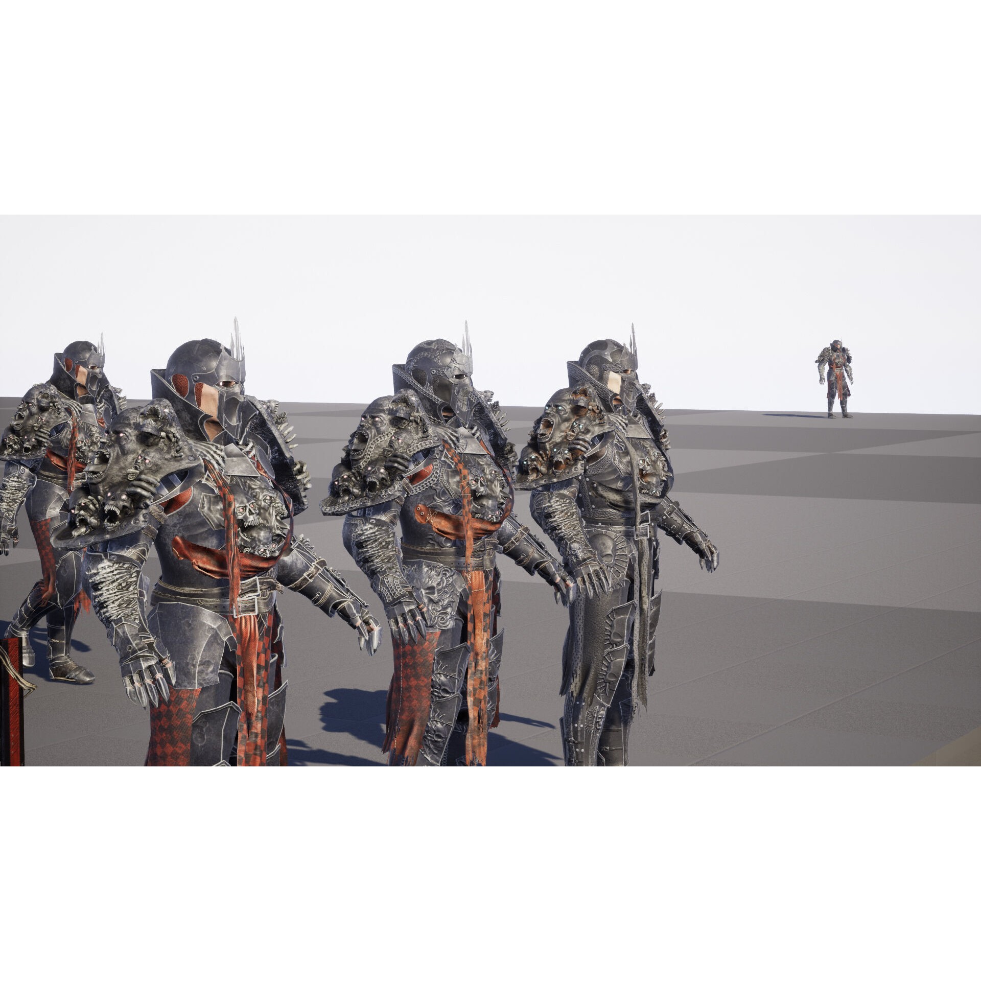 DarkKnight - Low-Poly Game-Ready 3D Model - View 33