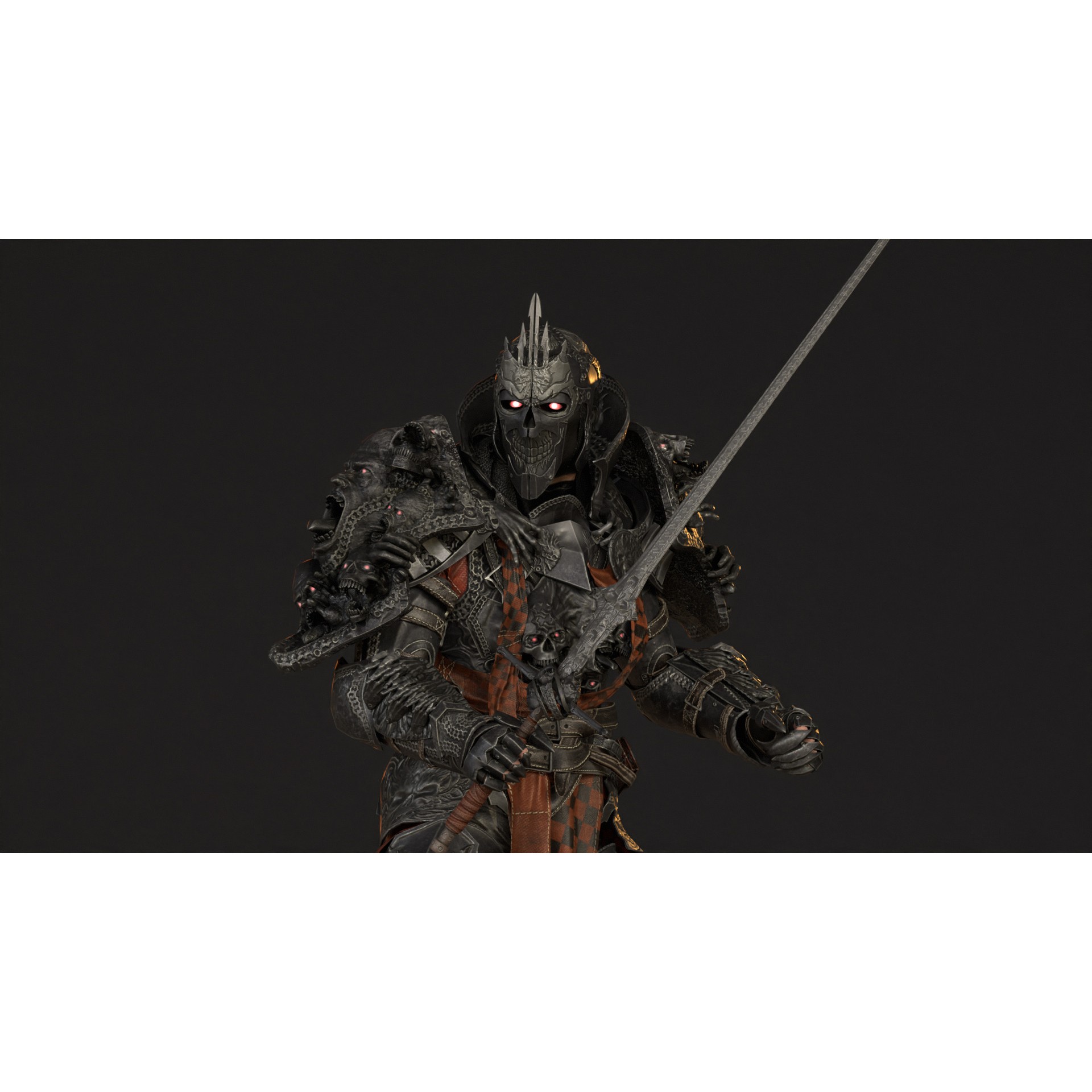DarkKnight - Low-Poly Game-Ready 3D Model - View 36