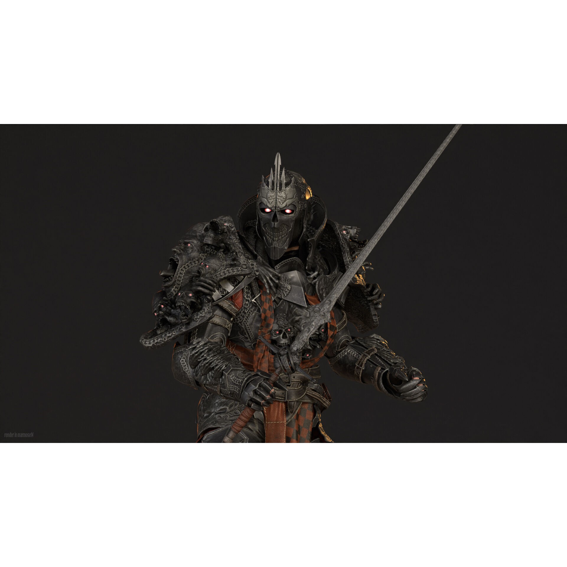 DarkKnight - Low-Poly Game-Ready 3D Model - View 5