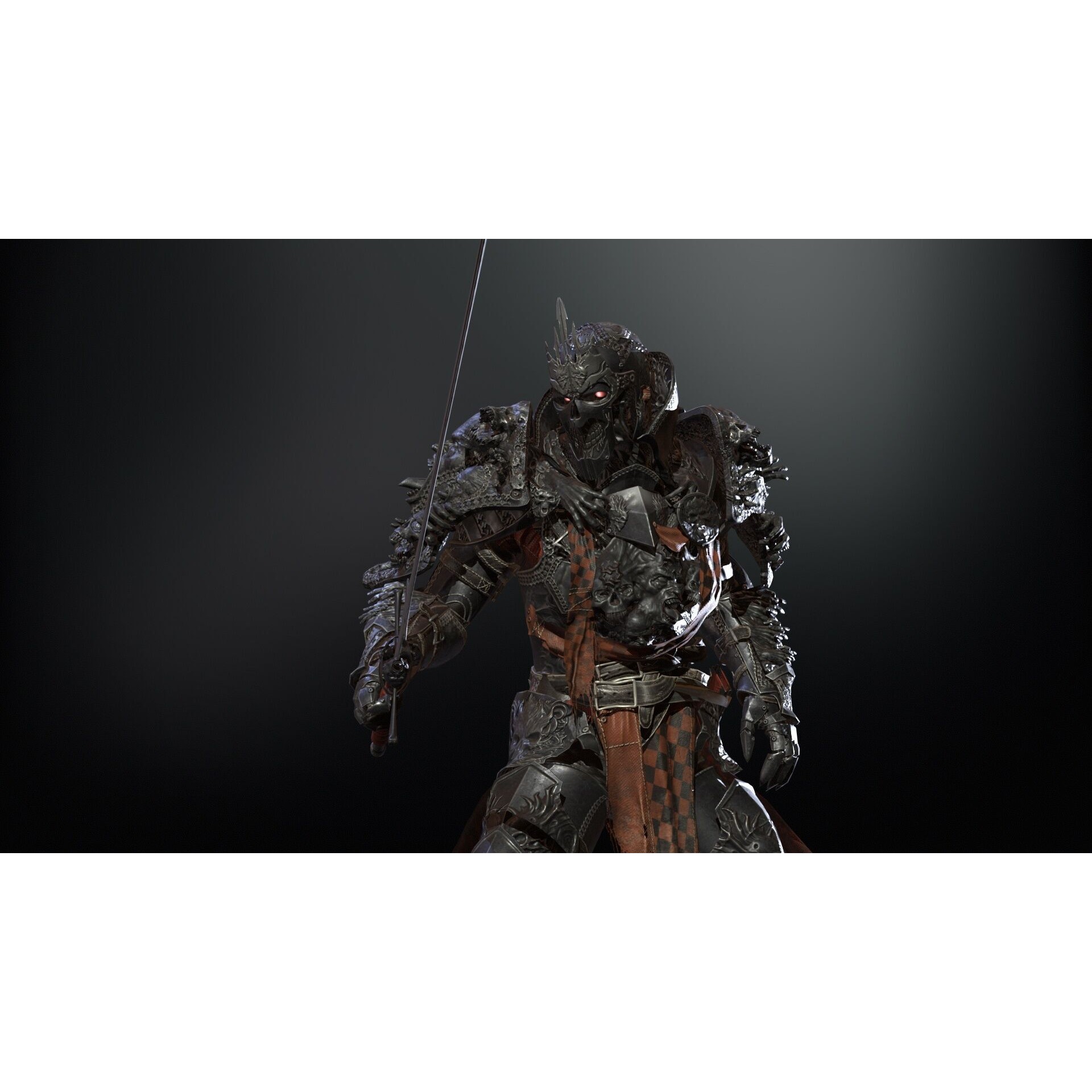 DarkKnight - Low-Poly Game-Ready 3D Model - View 7