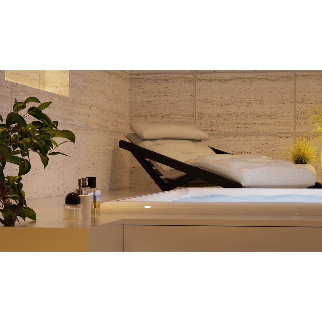 Victorious Wooden Spa Sauna 3D Model – Realistic Interior Design, FBX, OBJ - View 4