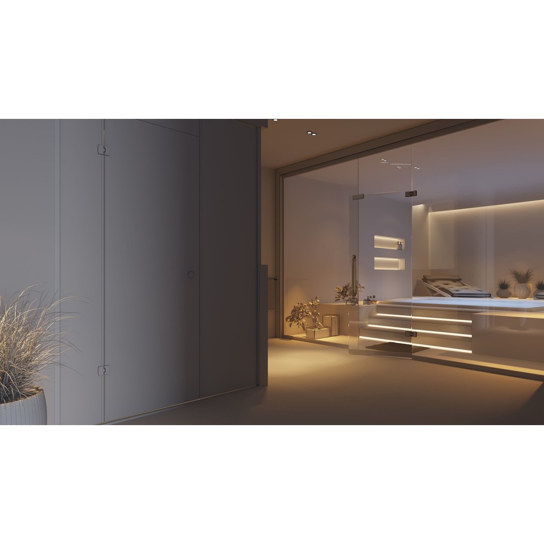Victorious Wooden Spa Sauna 3D Model – Realistic Interior Design, FBX, OBJ - View 7