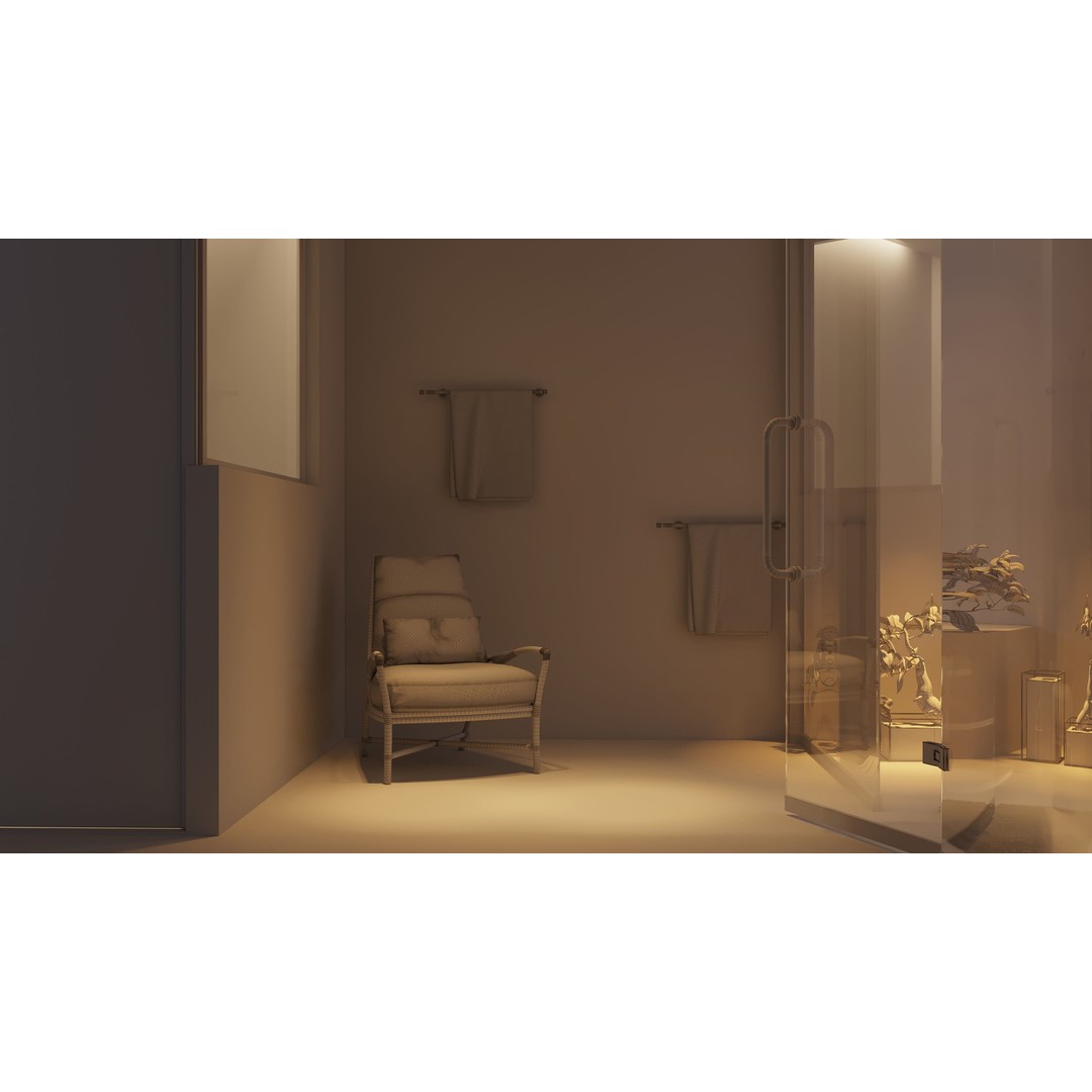 Victorious Wooden Spa Sauna 3D Model – Realistic Interior Design, FBX, OBJ - View 8