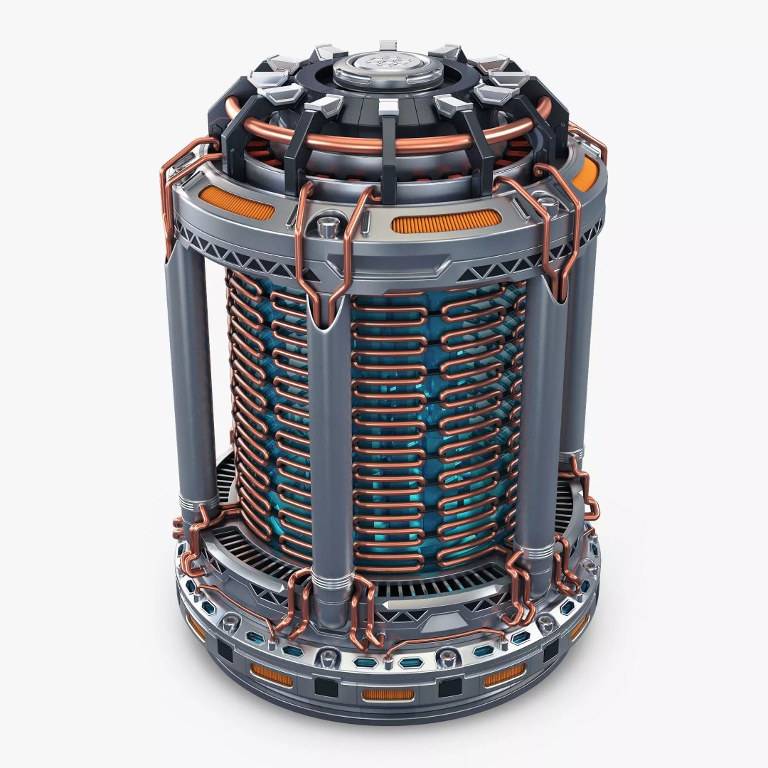 Reactor Gen Sci Fi 3D Model – High Poly Game Asset, FBX, OBJ - View 2