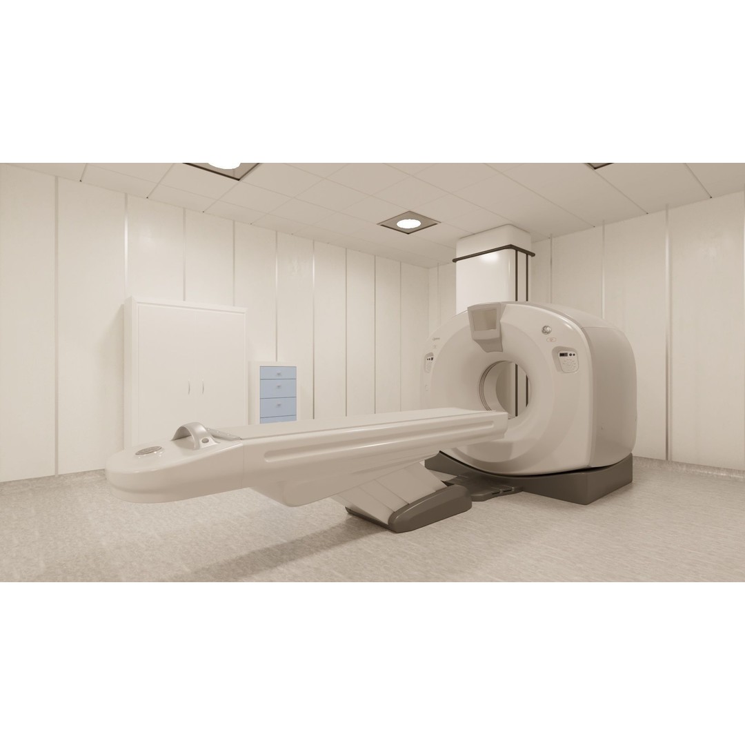 Hospital MRI Room 3D Model – High Poly Medical Asset, FBX, OBJ - View 4