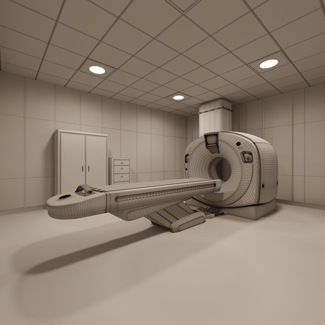 Hospital MRI Room 3D Model – High Poly Medical Asset, FBX, OBJ - View 7