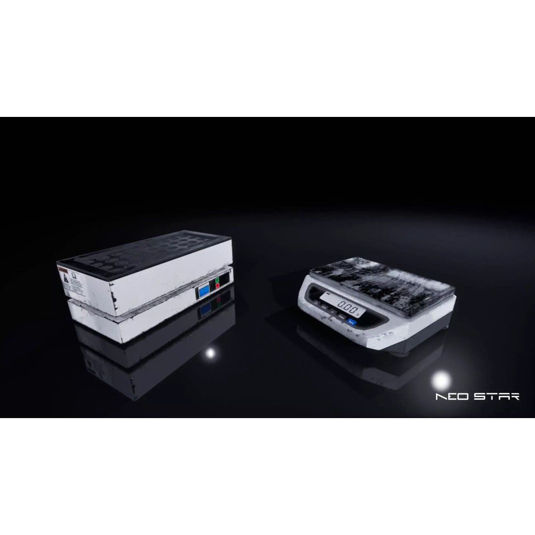 Low Poly Lab Equipment 3D Model – Game Ready Props for Horror Scenes - View 7