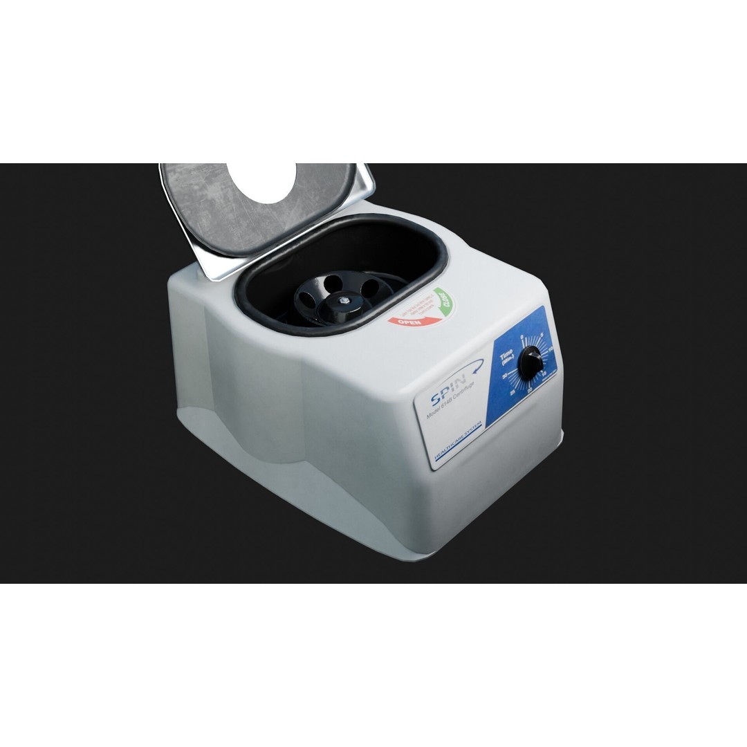 Vile Centrifuge 3D Model – Low Poly Laboratory Equipment, FBX - View 7