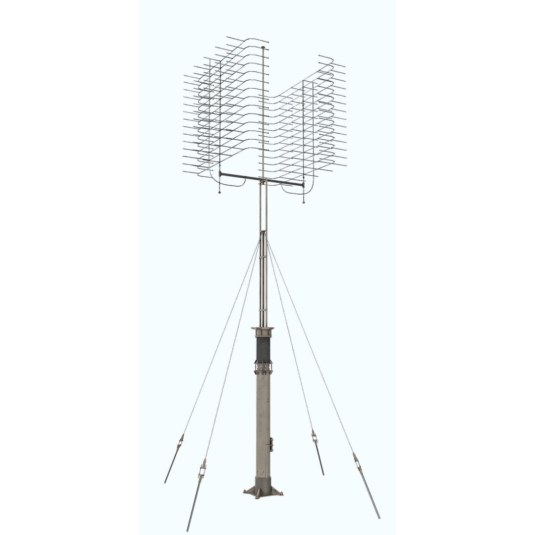 Army Antenna 3D Model – Low Poly PBR Game Asset, FBX, OBJ - View 6