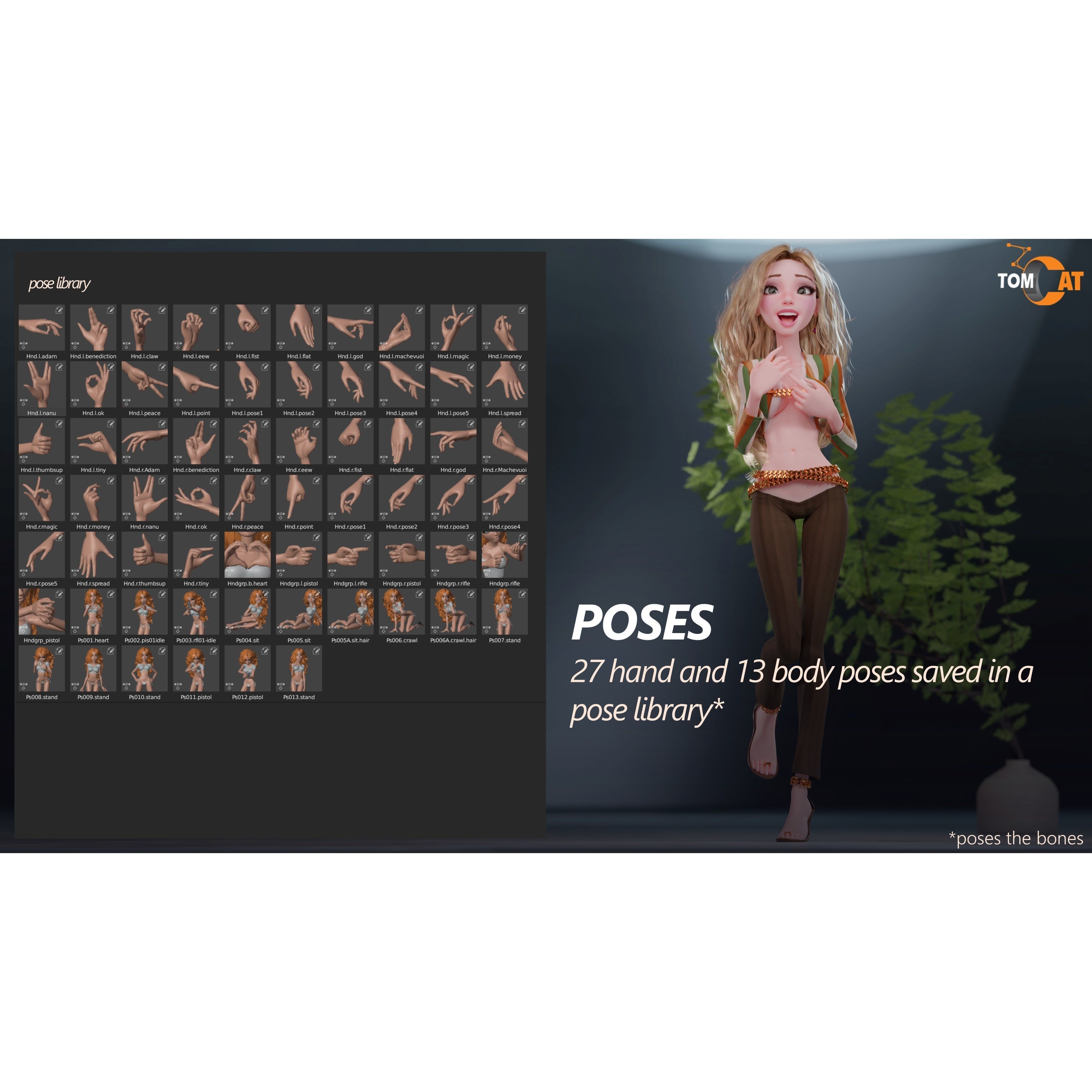 Sara - Low-Poly Game-Ready 3D Model - View 11