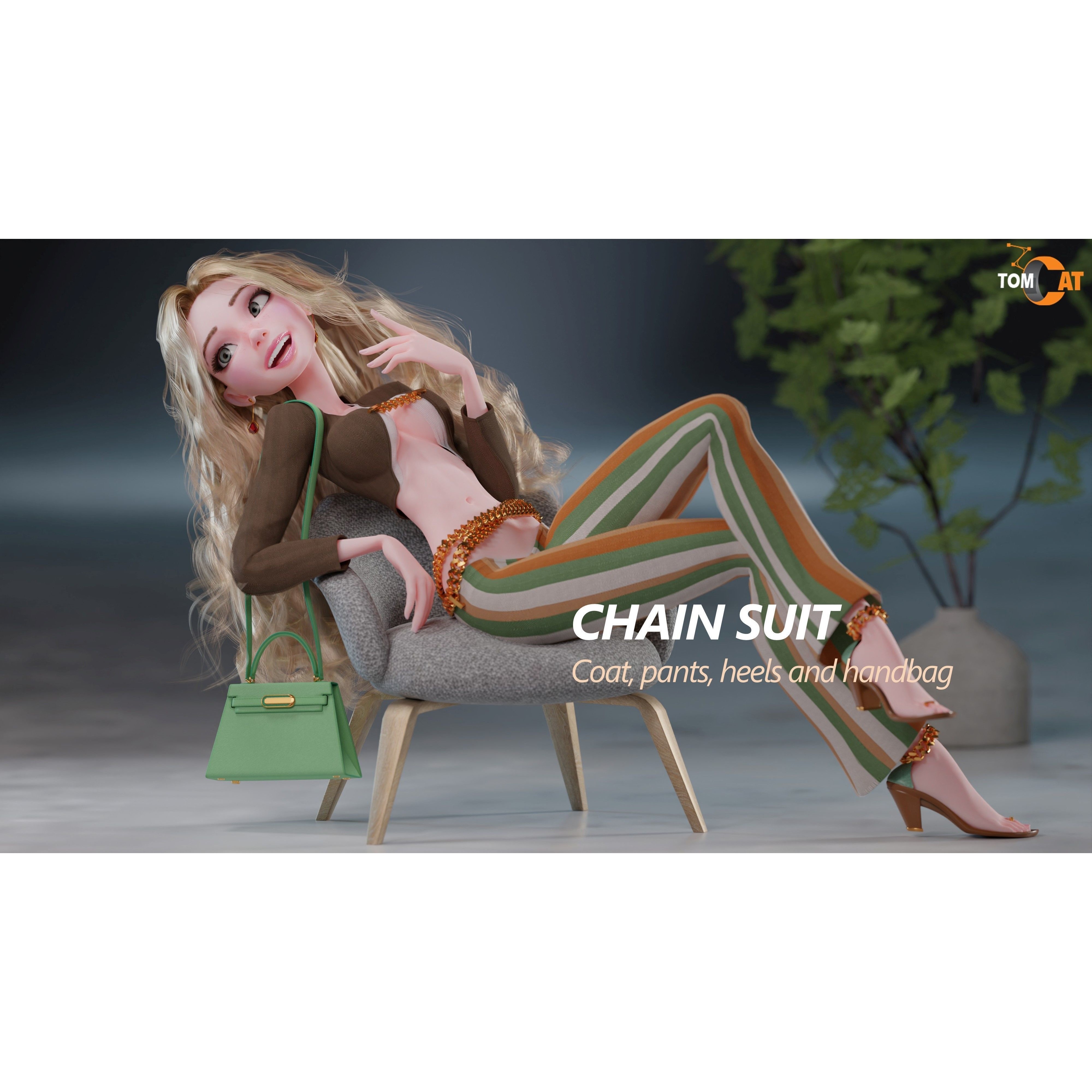 Sara - Low-Poly Game-Ready 3D Model - View 4
