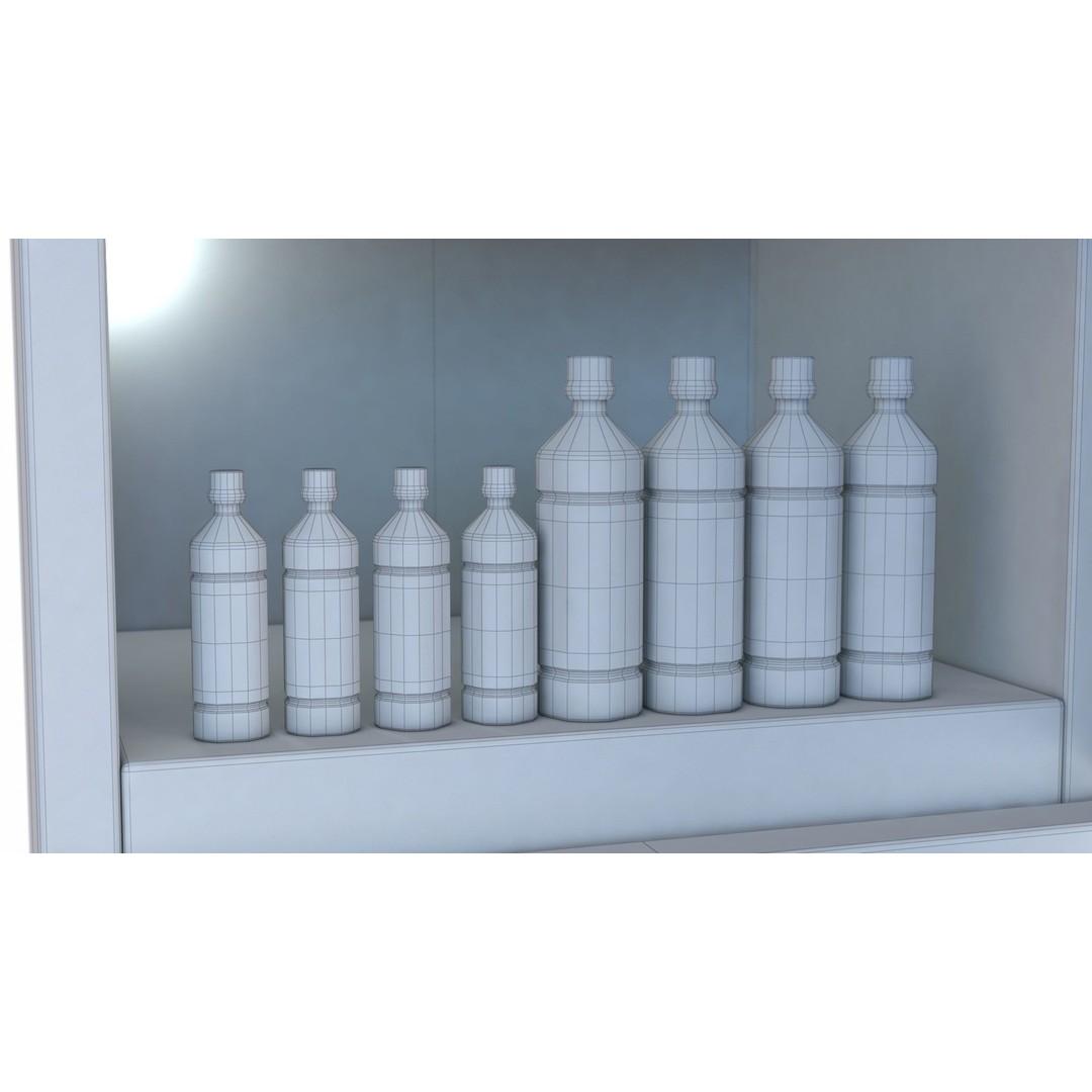 Warming Cabinet 3D Model – Low Poly Medical Asset, FBX, OBJ - View 10