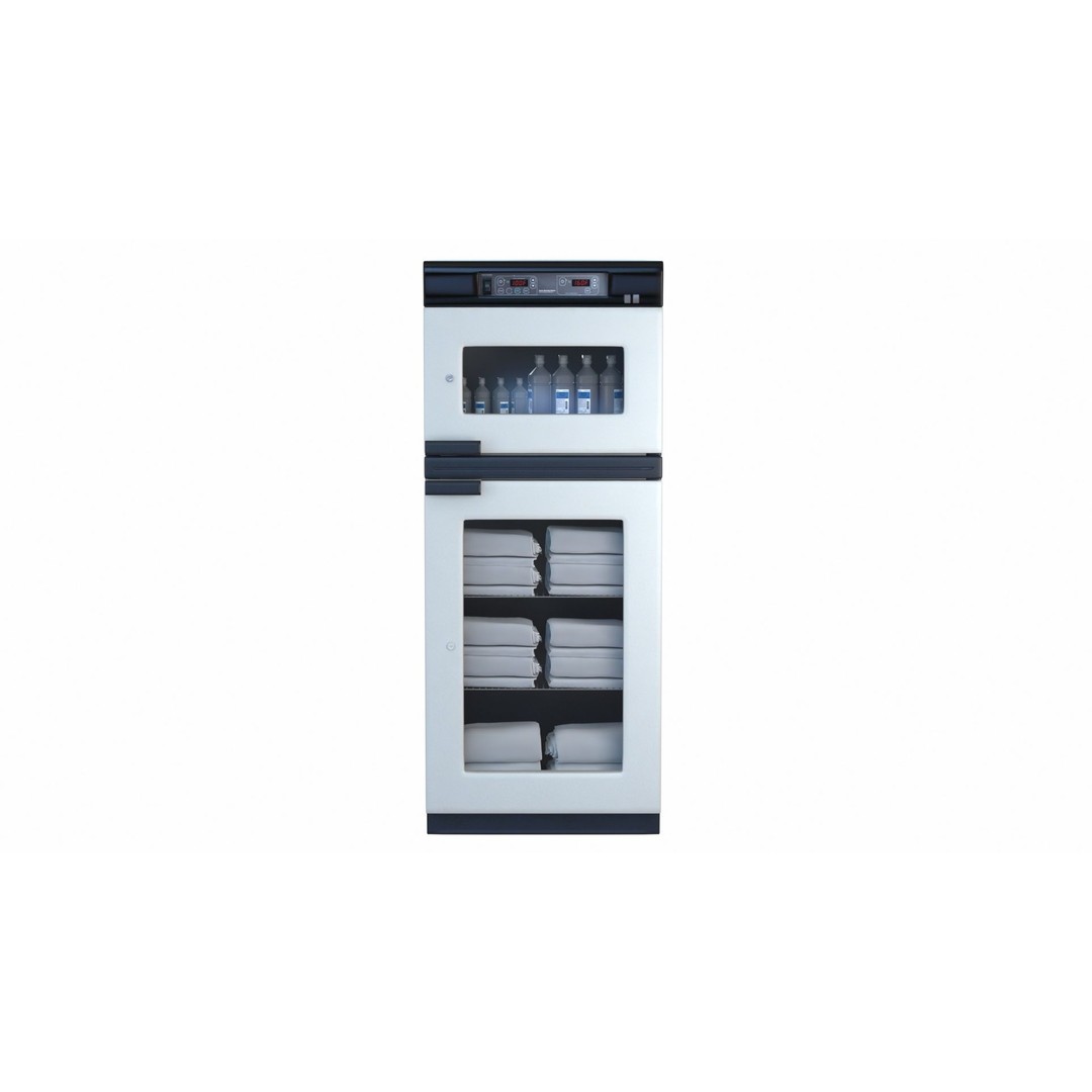 Warming Cabinet 3D Model – Low Poly Medical Asset, FBX, OBJ - View 3