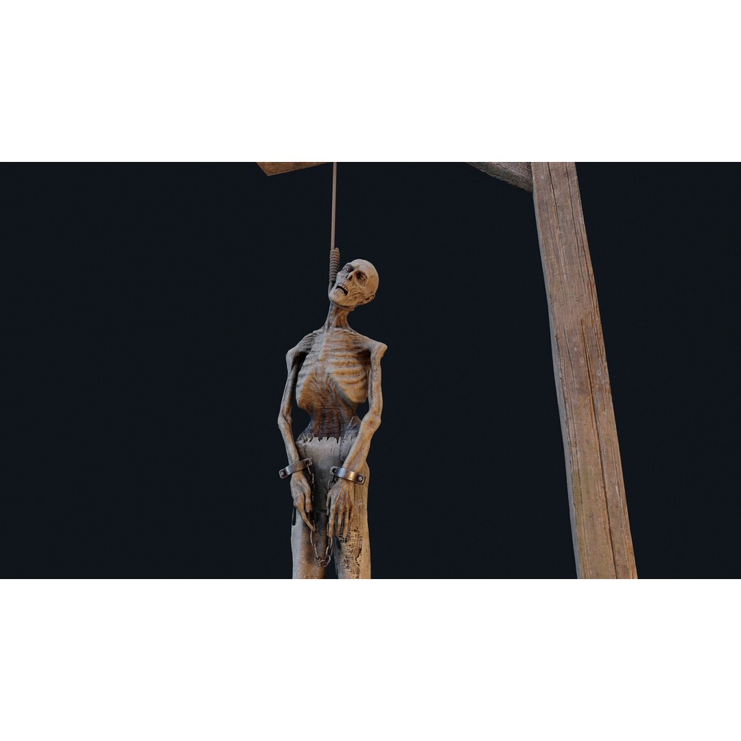 Human Corpse 3D Model – Low Poly Realistic Character for Science - View 10