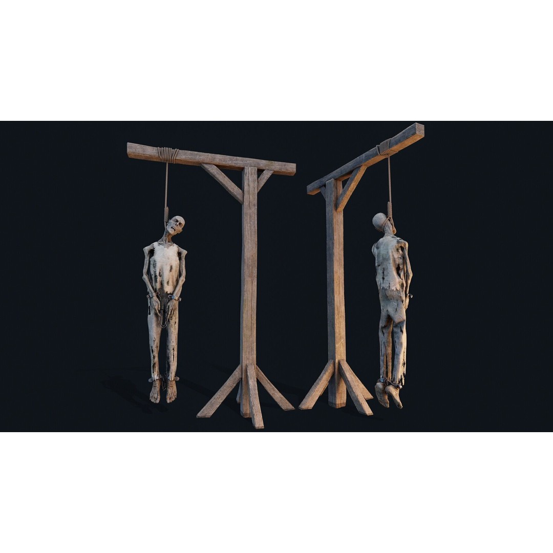 Human Corpse 3D Model – Low Poly Realistic Character for Science - View 3