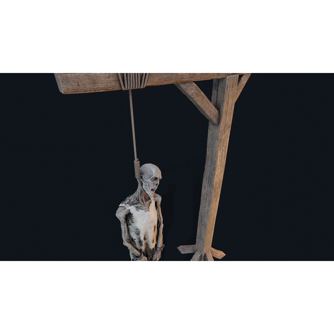 Human Corpse 3D Model – Low Poly Realistic Character for Science - View 9