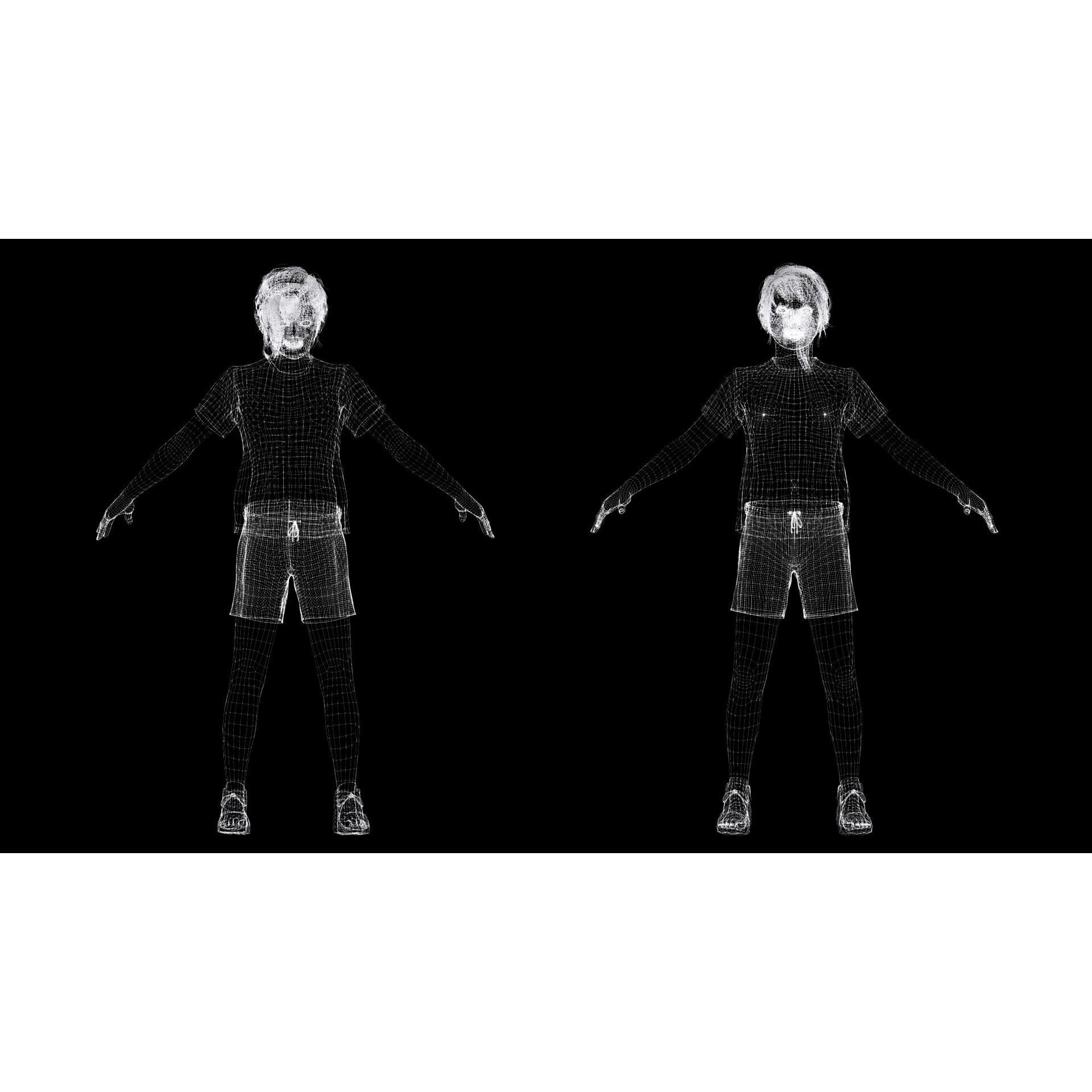 Isabella - Low-Poly Game-Ready 3D Model - View 12