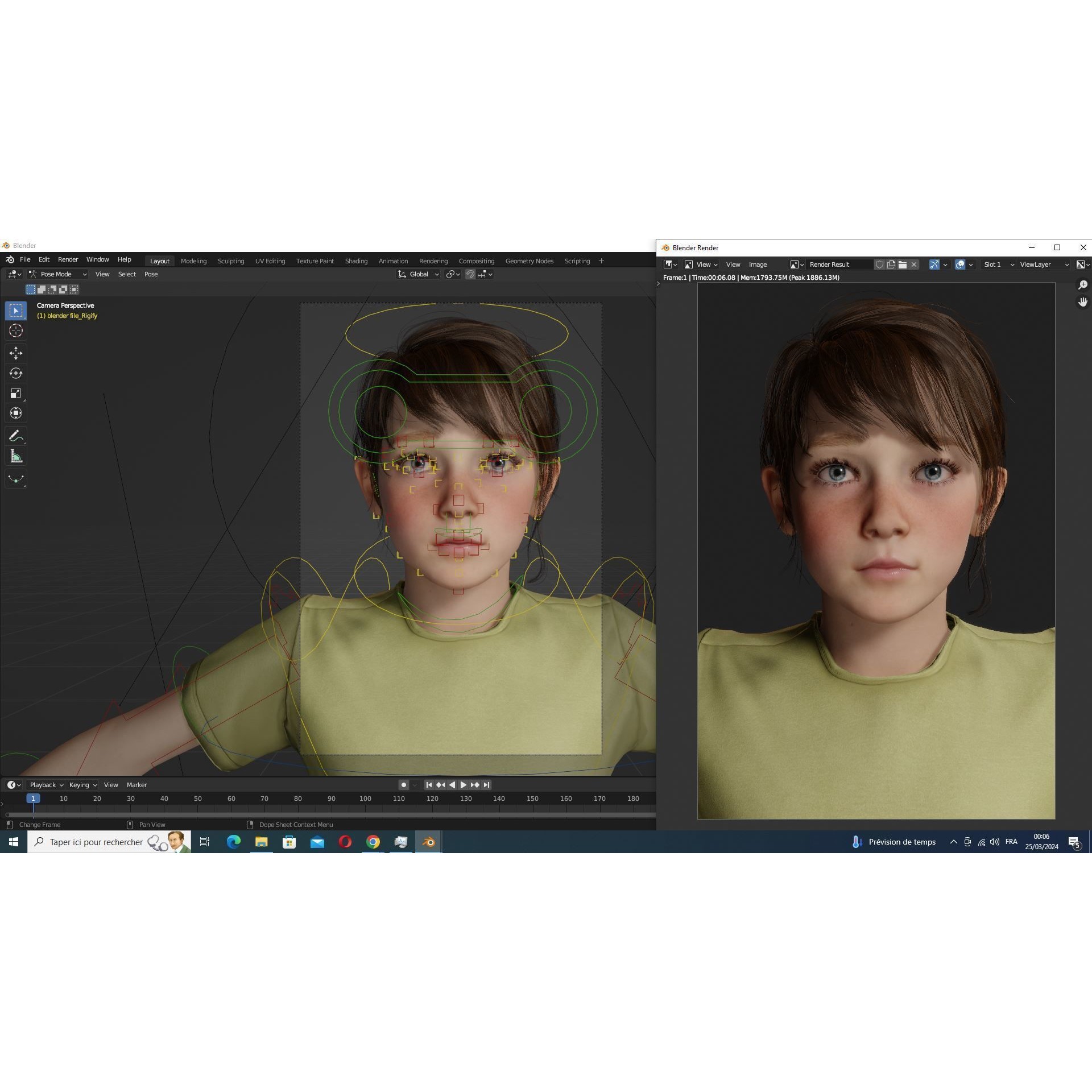 Isabella - Low-Poly Game-Ready 3D Model - View 15