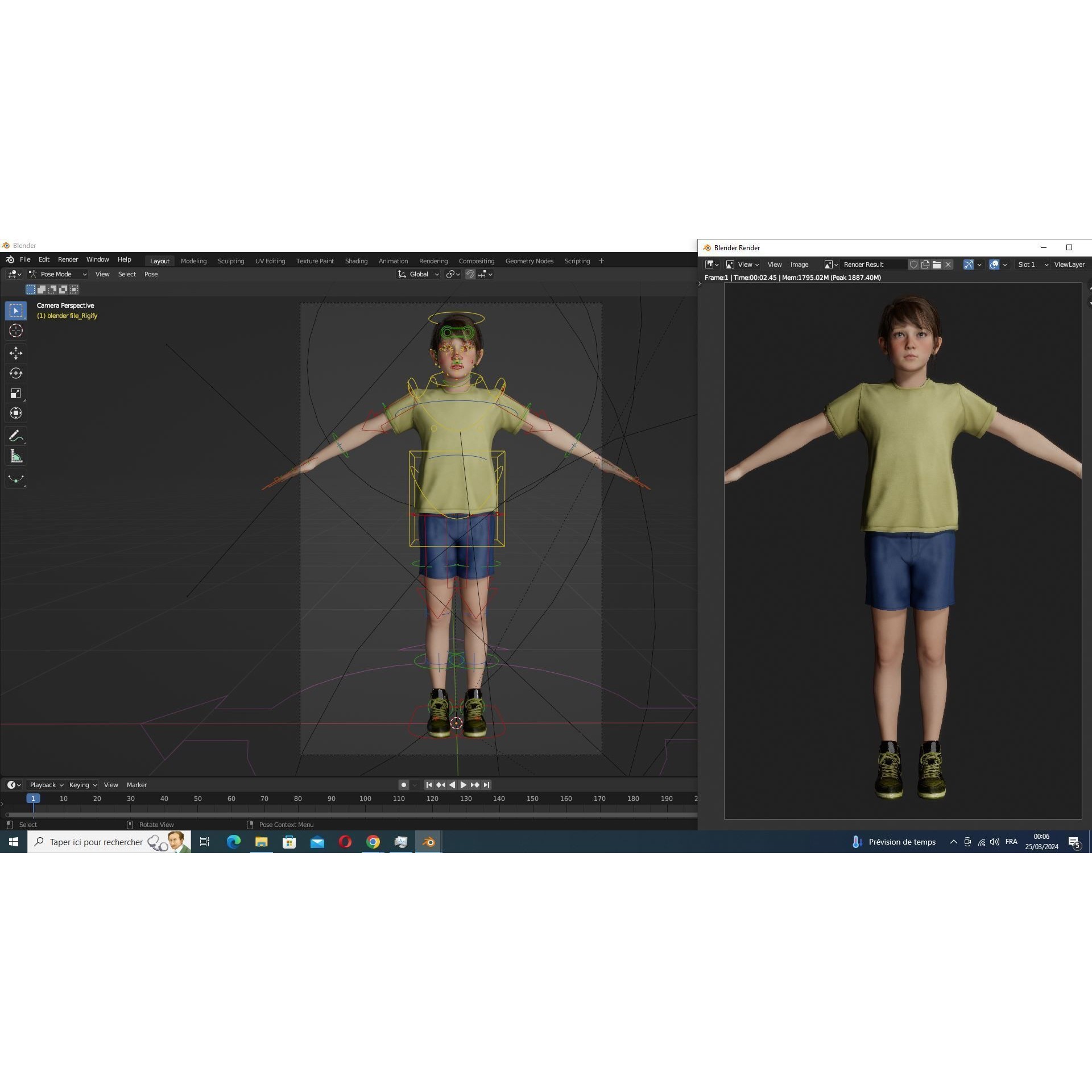 Isabella - Low-Poly Game-Ready 3D Model - View 16