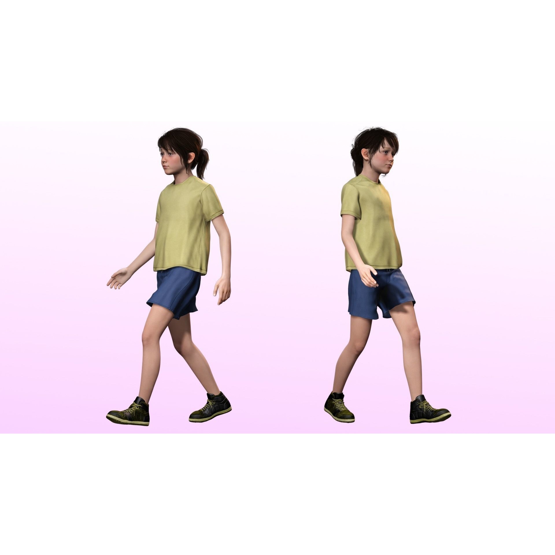 Isabella - Low-Poly Game-Ready 3D Model - View 5