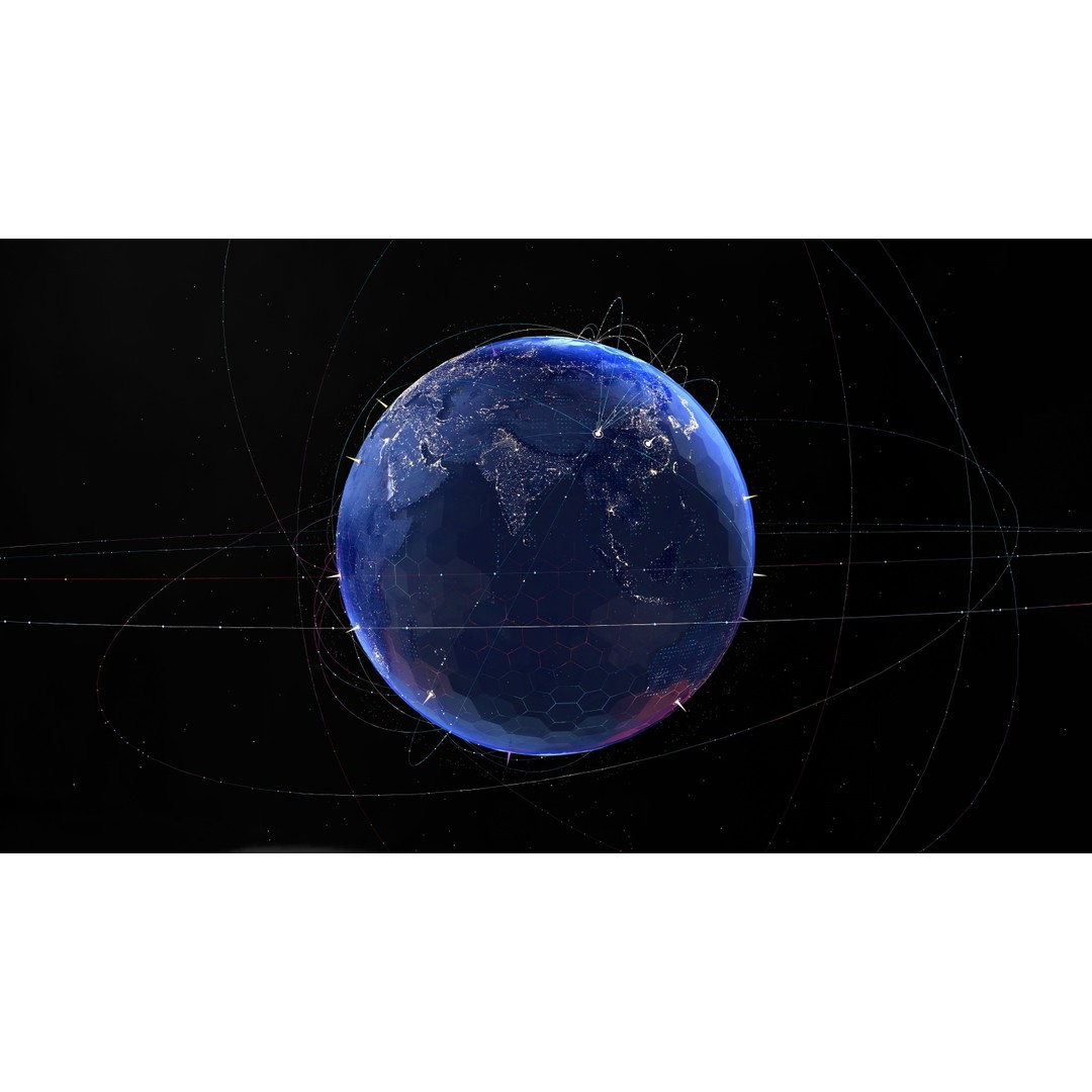 Animated Earth 3D Model – High-Tech Globe with Textures, C4D - View 5