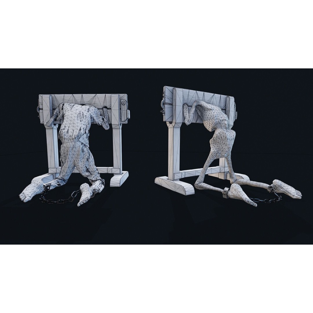 Human Corpse 3D Model – Low Poly Realistic Character, FBX & OBJ