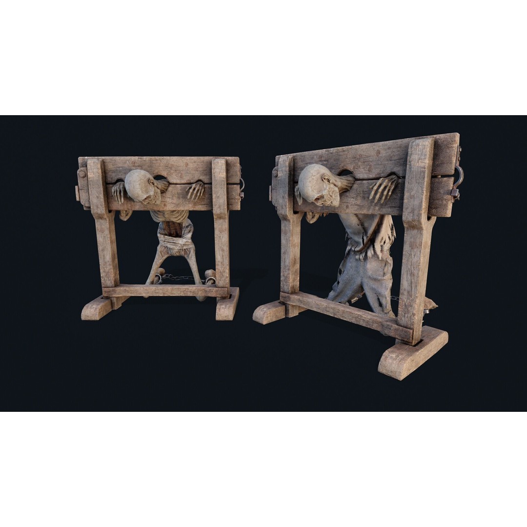 Human Corpse 3D Model – Low Poly Realistic Character, FBX & OBJ - View 3