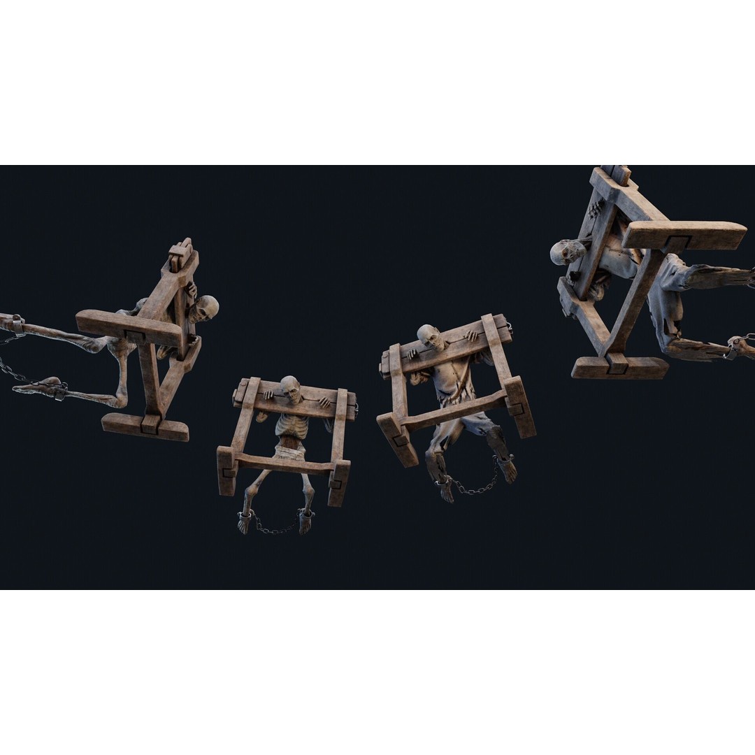 Human Corpse 3D Model – Low Poly Realistic Character, FBX & OBJ - View 8