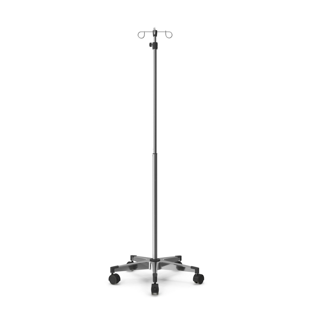 Hospital Drip Stand 3D Model – Low Poly Medical Asset, FBX, PBR - View 14