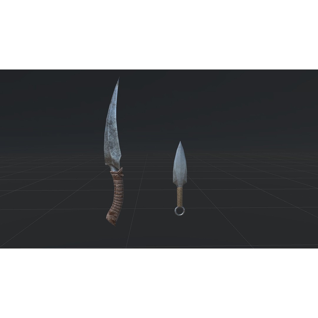 Assassin Girl 3D Model – Low Poly Rigged Character for Games, FBX