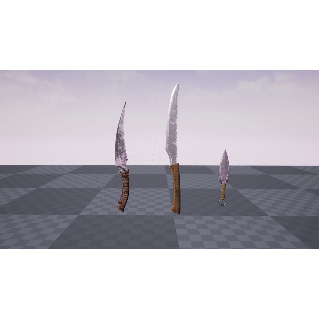 Assassin Girl 3D Model – Low Poly Rigged Character for Games, FBX - View 29