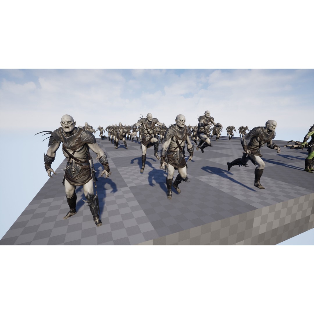 Orc 3D Model – Low Poly Game Ready Character with Rigging - View 18